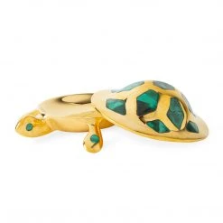 Jonathan Adler UK Brass Turtle Box Décor