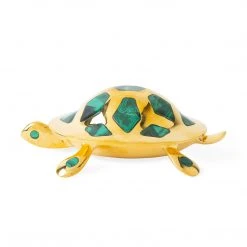 Jonathan Adler UK Brass Turtle Box Décor