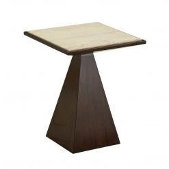 Jonathan Adler UK Buenos Aires Square Pedestal Accent Table Furniture