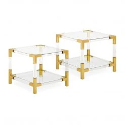 Jonathan Adler UK Jacques Two-Tier Accent Table Bundle