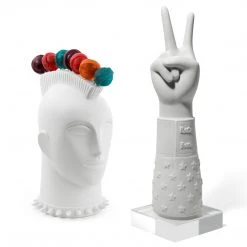 Jonathan Adler UK Mohawk Lollipop Holder & Peace Hand Bundle
