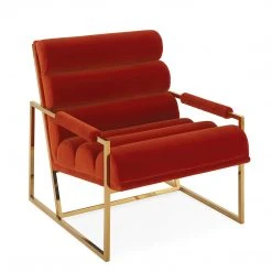 Jonathan Adler UK Channeled Goldfinger Lounge Chair