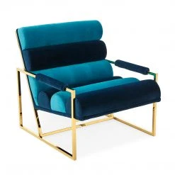 Jonathan Adler UK Channeled Goldfinger Lounge Chair