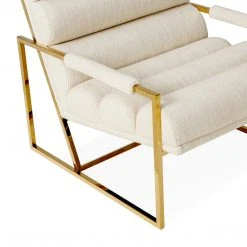 Jonathan Adler UK Channeled Goldfinger Lounge Chair