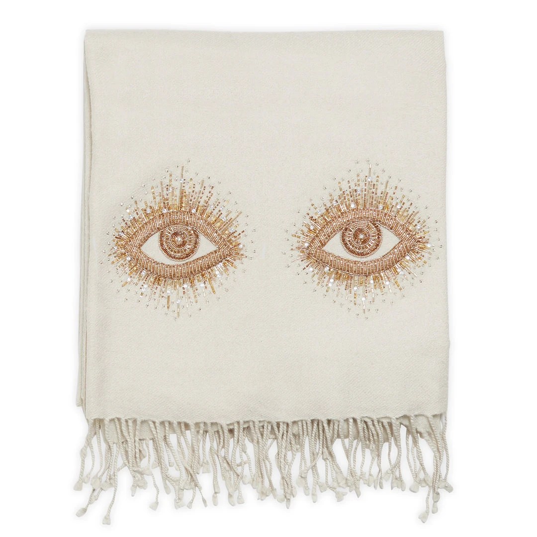 Jonathan Adler UK Head To Toe Muse Eyes Embellished Throw