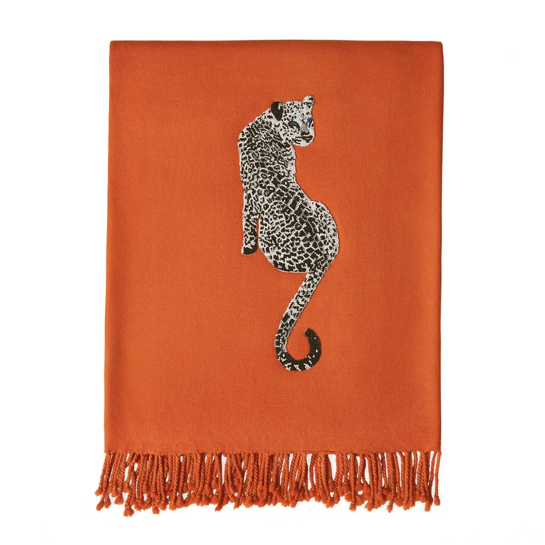 Jonathan Adler UK Décor Leopard Embellished Throw