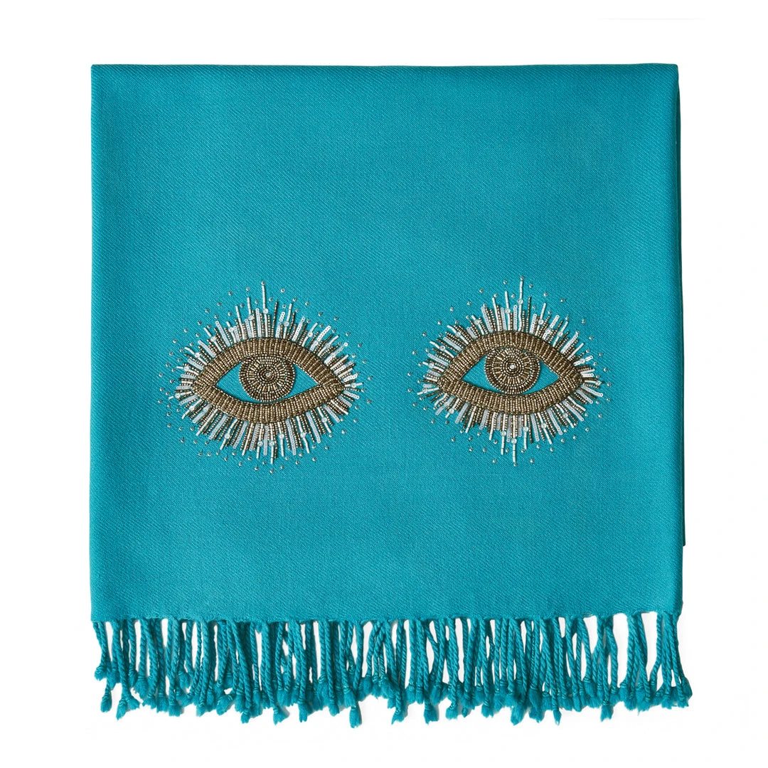 Jonathan Adler UK Head To Toe Muse Eyes Embellished Throw