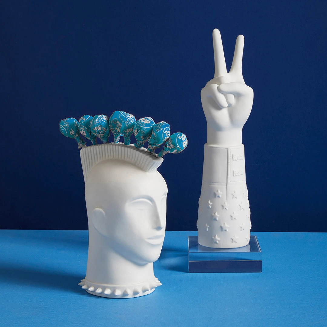 Jonathan Adler UK Mohawk Lollipop Holder & Peace Hand Bundle