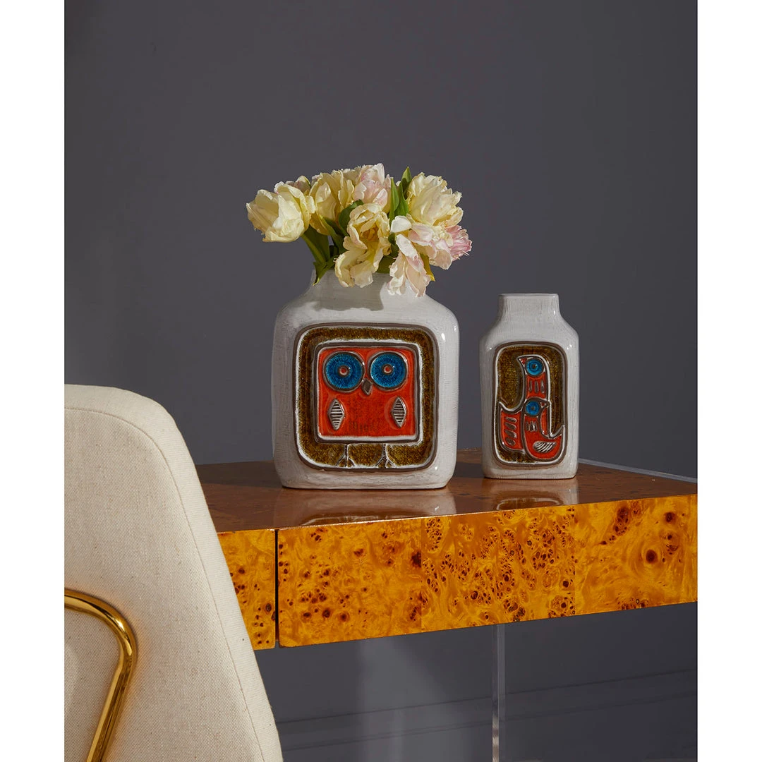 Jonathan Adler UK Vases Glass Menagerie Owl Vase