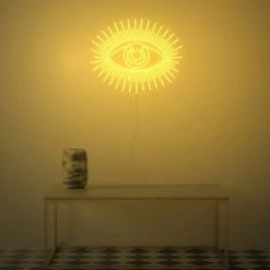 Jonathan Adler UK Golden Eye, LED Neon Sign YELLOWPOP X Jonathan Adler