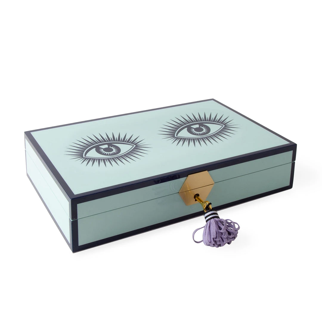 Jonathan Adler UK Head To Toe Le Wink Lacquer Jewelry Box