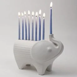 Jonathan Adler UK Pottery Elephant Menorah