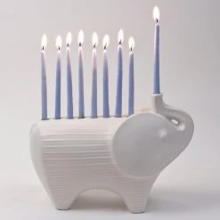 Jonathan Adler UK Pottery Elephant Menorah