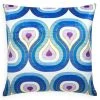 Jonathan Adler UK Purple/Navy Milano Concentric Loops Cushion Bestsellers