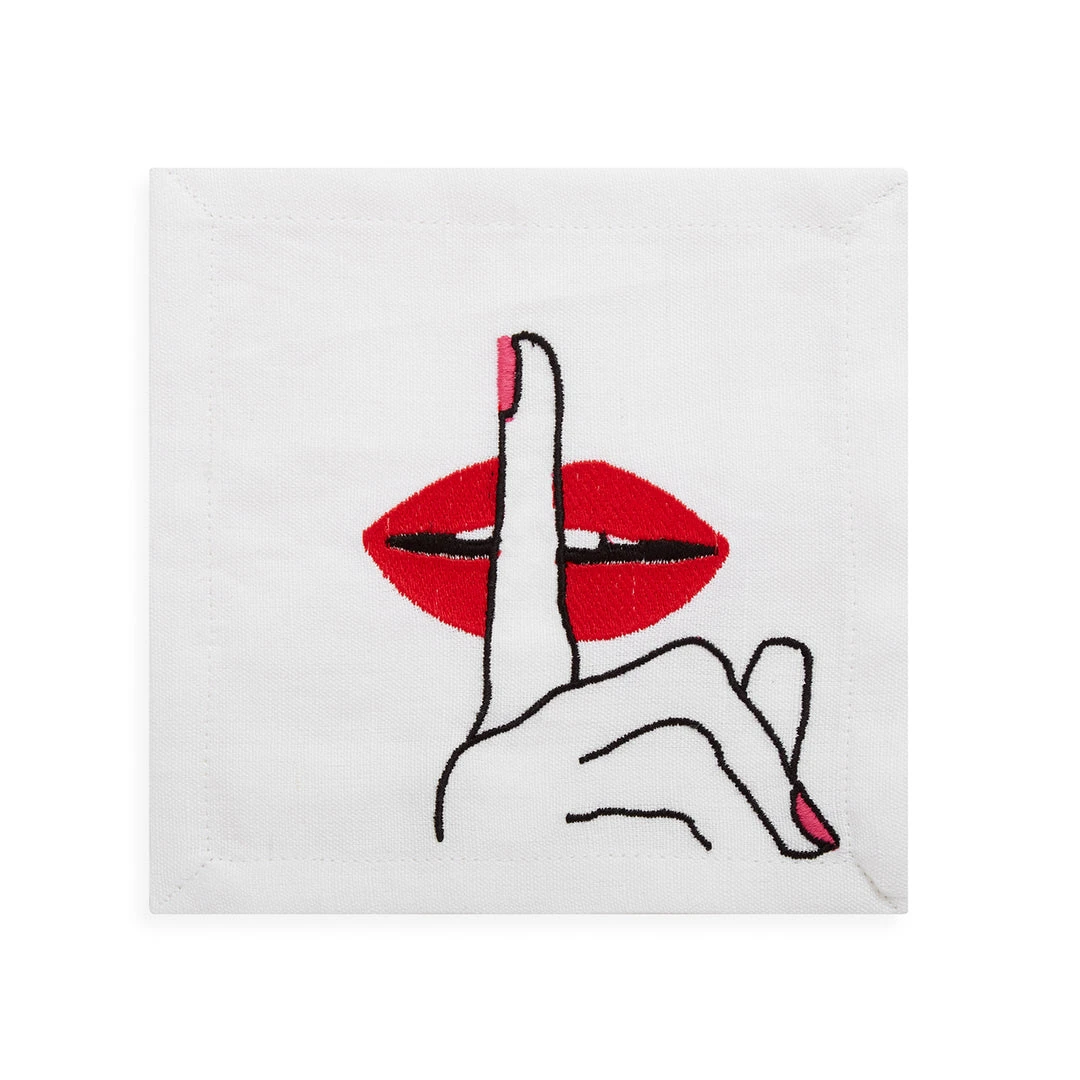 Jonathan Adler UK Head To Toe Lips Cocktail Napkins