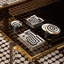 Jonathan Adler UK Op Art Rectangle Tray