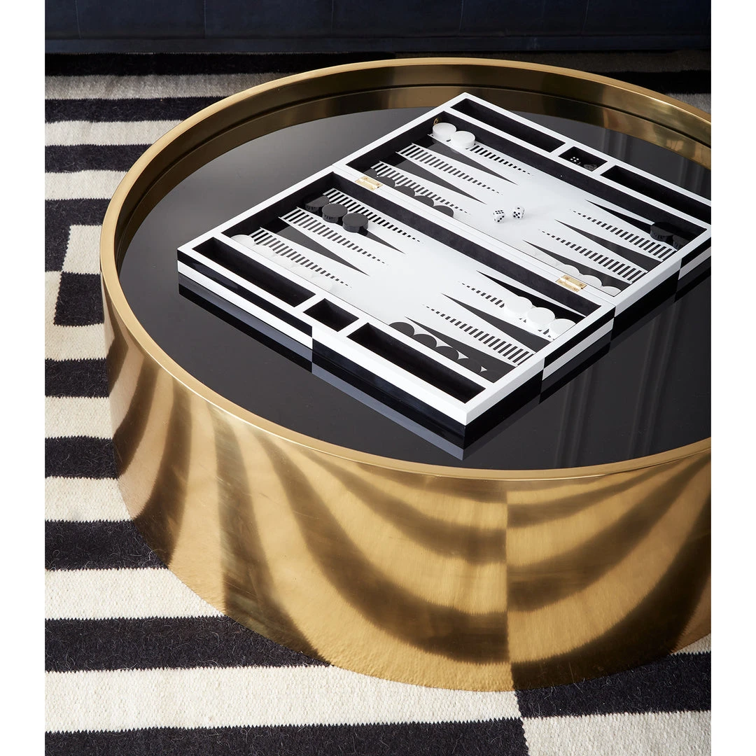 Jonathan Adler UK Op Art Backgammon Set Décor