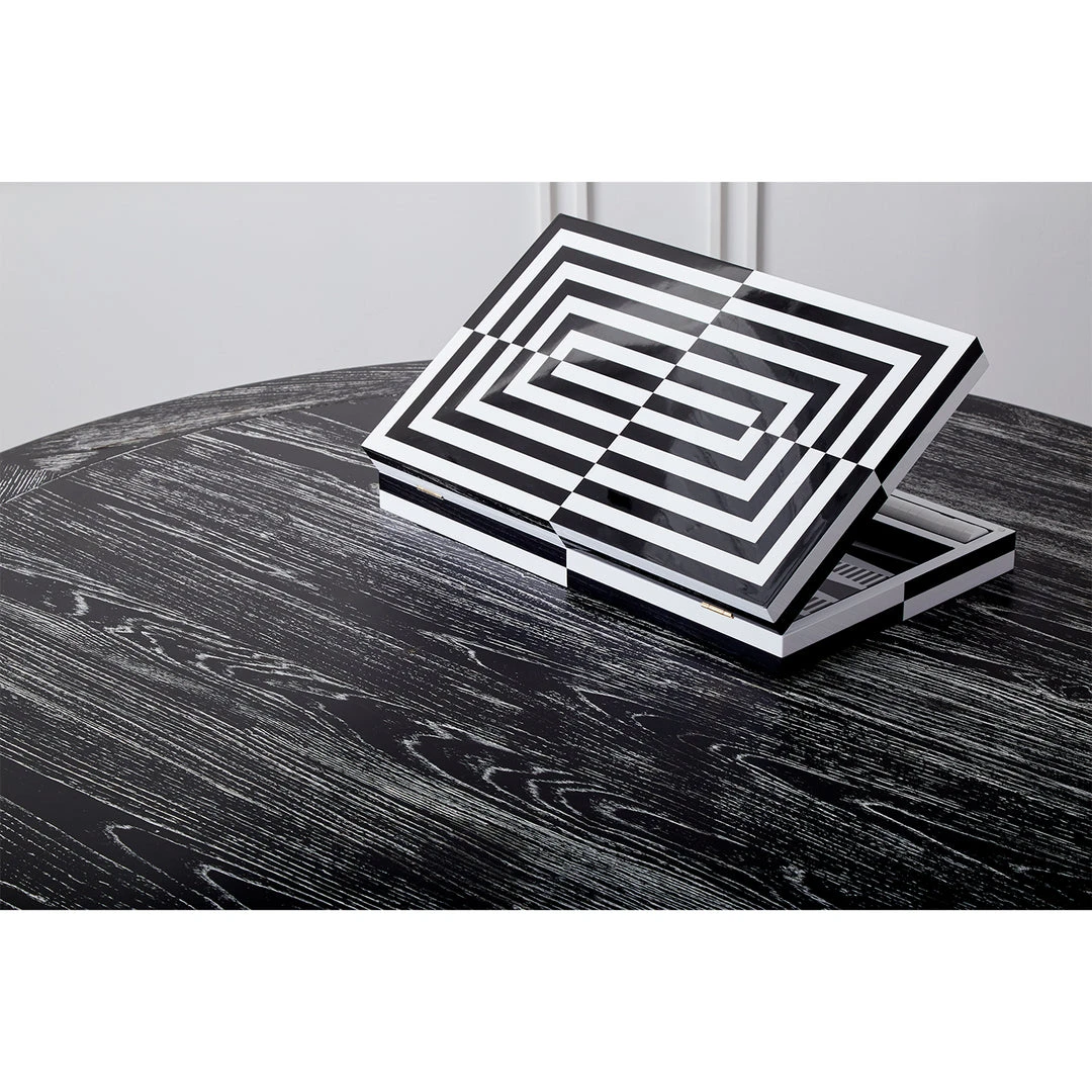 Jonathan Adler UK Op Art Backgammon Set Décor