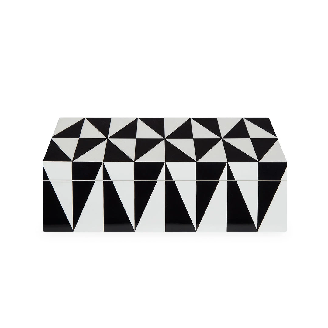 Jonathan Adler UK Medium Op Art Lacquer Box