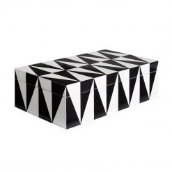 Jonathan Adler UK Medium Op Art Lacquer Box