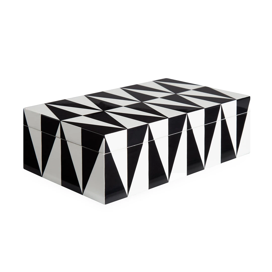Jonathan Adler UK Medium Op Art Lacquer Box
