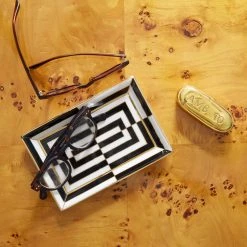 Jonathan Adler UK Op Art Rectangle Tray