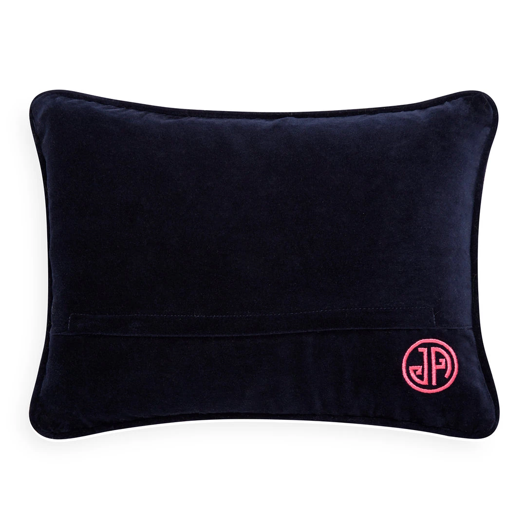 Jonathan Adler UK Boss Lady Needlepoint Cushion Cushions & Throws