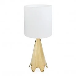 Jonathan Adler UK Lighting Brass Ripple Table Lamp