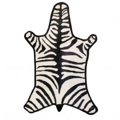 Jonathan Adler UK Zebra Peruvian Flat Weave Rug Rugs