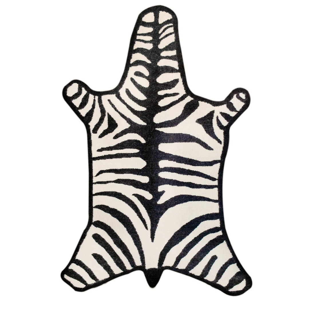 Jonathan Adler UK Zebra Peruvian Flat Weave Rug Rugs
