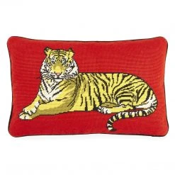 Jonathan Adler UK Safari Needlepoint Cushion