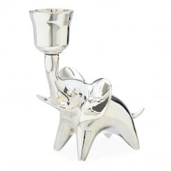 Jonathan Adler UK The Kingdom Silver-Plated Elephant Candle Holder