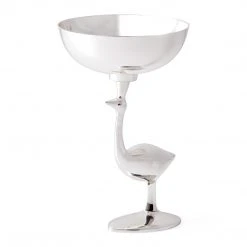 Jonathan Adler UK The Kingdom Silver-Plated Ostrich Petite Serving Bowl