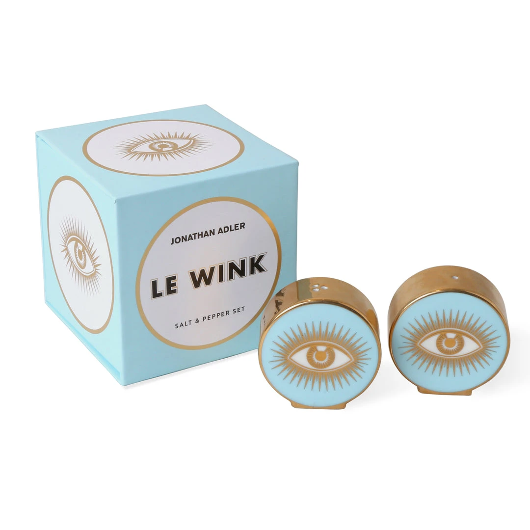 Jonathan Adler UK Le Wink Salt & Pepper Set Head To Toe