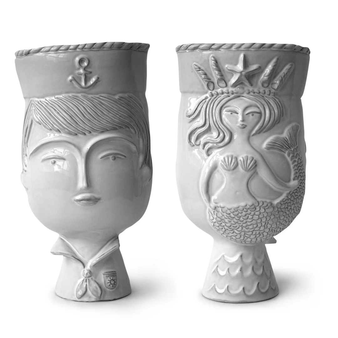 Jonathan Adler UK Utopia Sailor/Mermaid Vase Vases