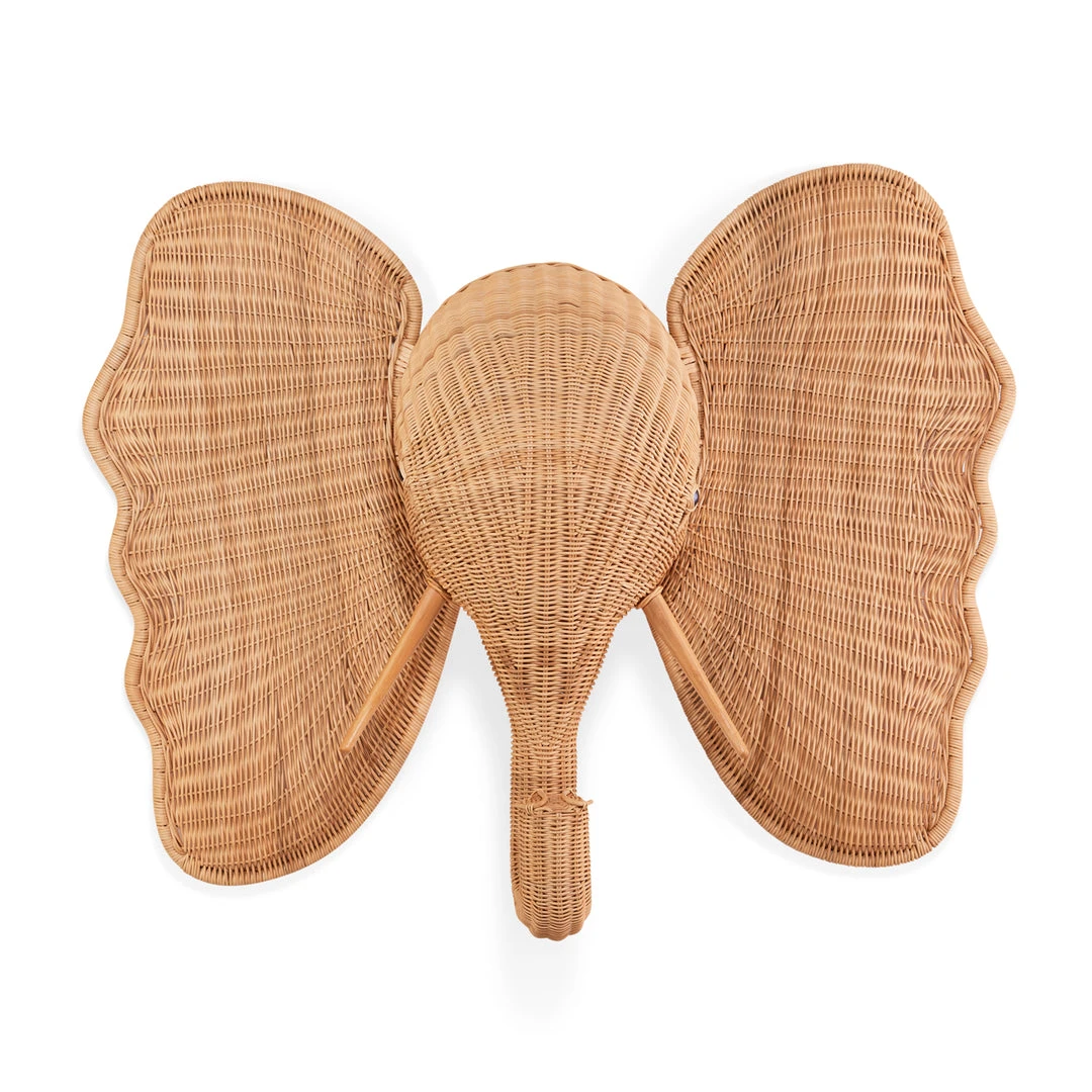 Jonathan Adler UK Wicker Elephant Wall Art